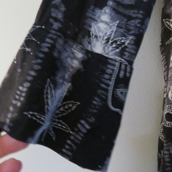 SANDRO Protect 100% Silk Tarot Astrology Zodiac Celestial Shirt Dress Size US 6 - Picture 7 of 15